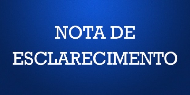 Nota de Esclarecimento