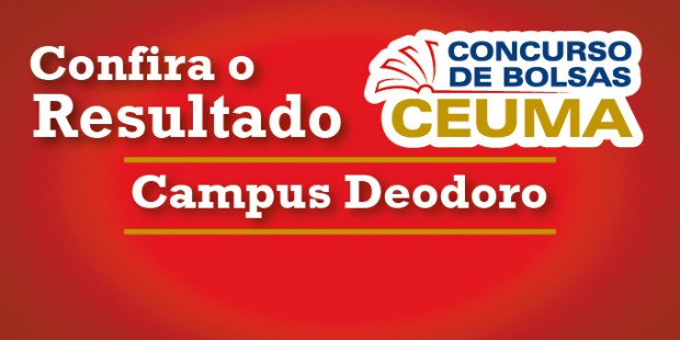 Resultado do Concurso de Bolsas para o Campus Deodoro